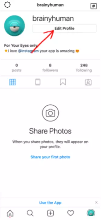 instagram fonts edit profile